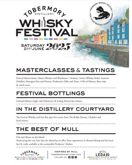 Tobermory whisky festival 2025